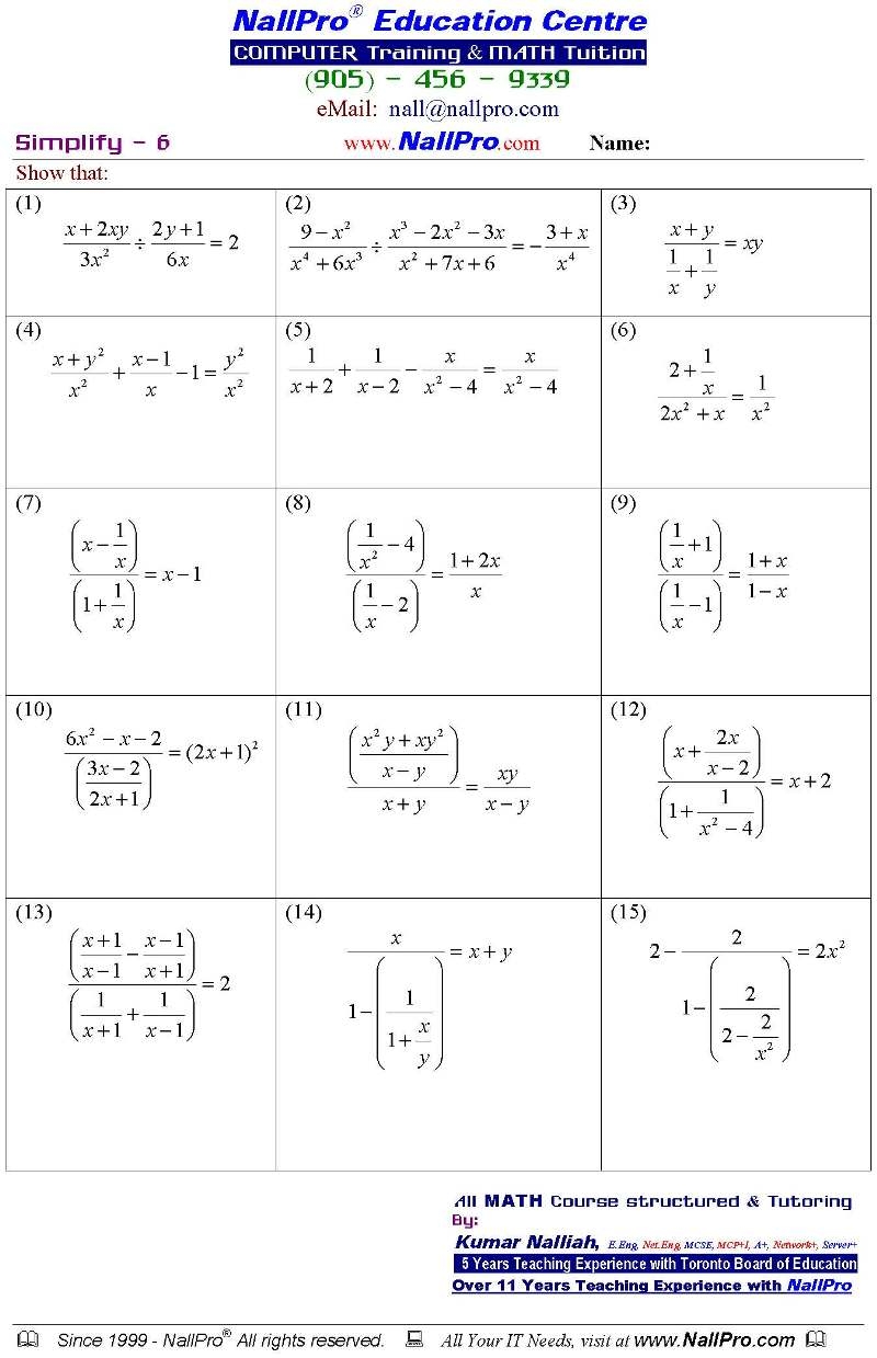 12th Grade Math Worksheets U0026 Printables Study Worksheets Library