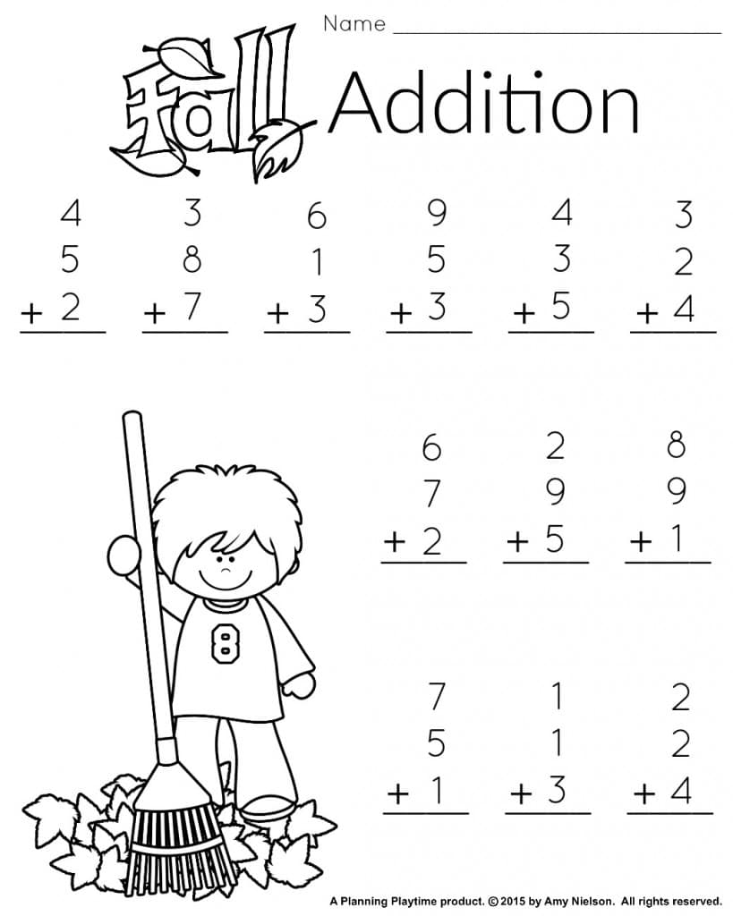 1st Grade Math Addition Worksheets