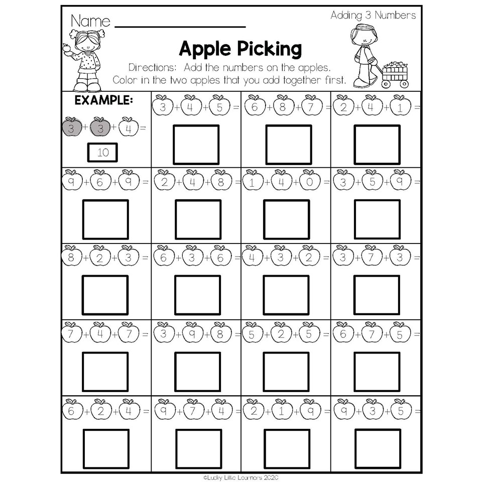 2nd Grade Math Worksheets Operations And Algebraic Thinking 