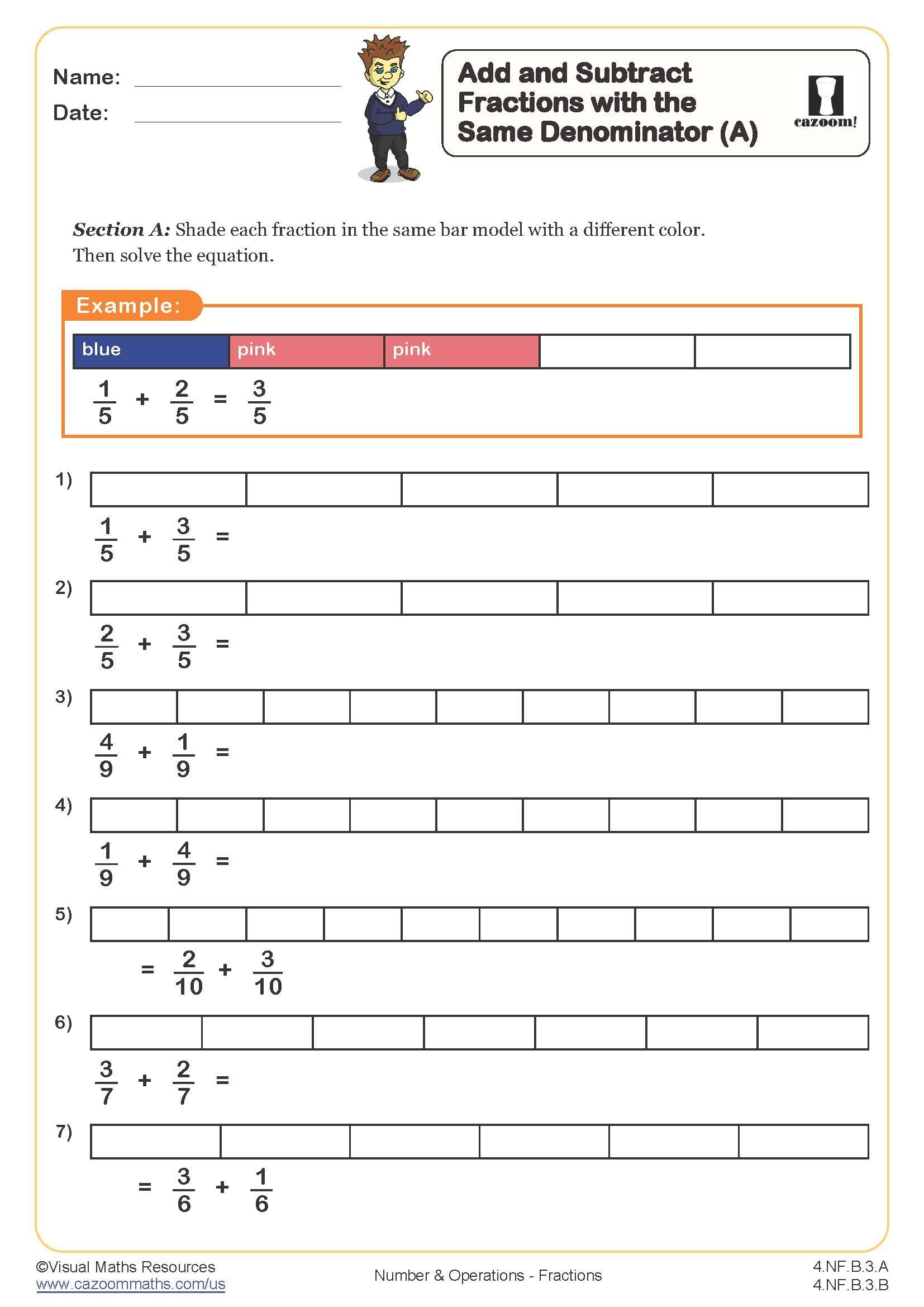 Math Worksheets For 4th Grade