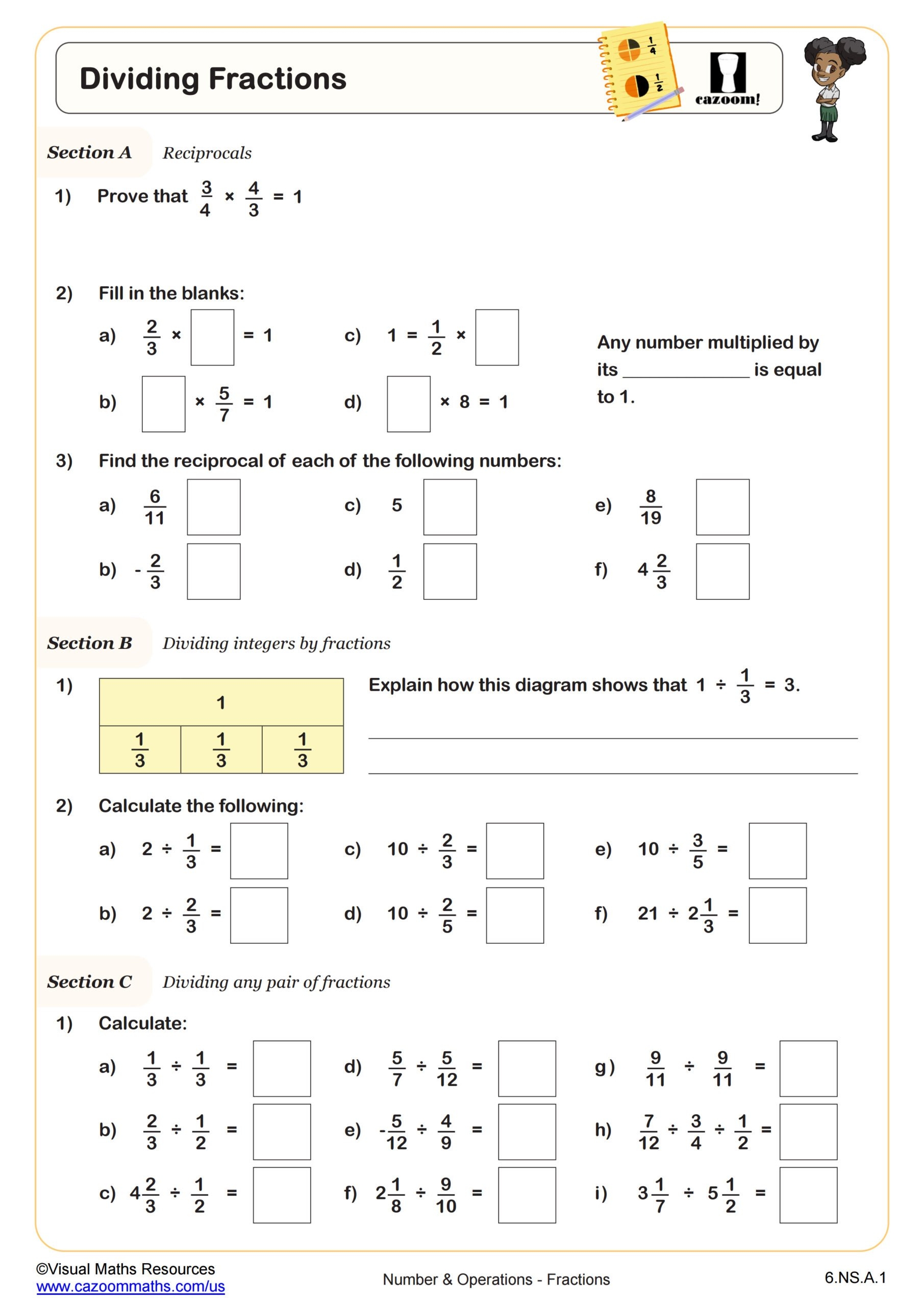 Math Worksheets Grade 6