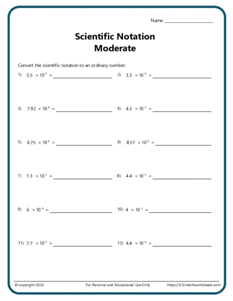 Math 8th Grade Worksheets