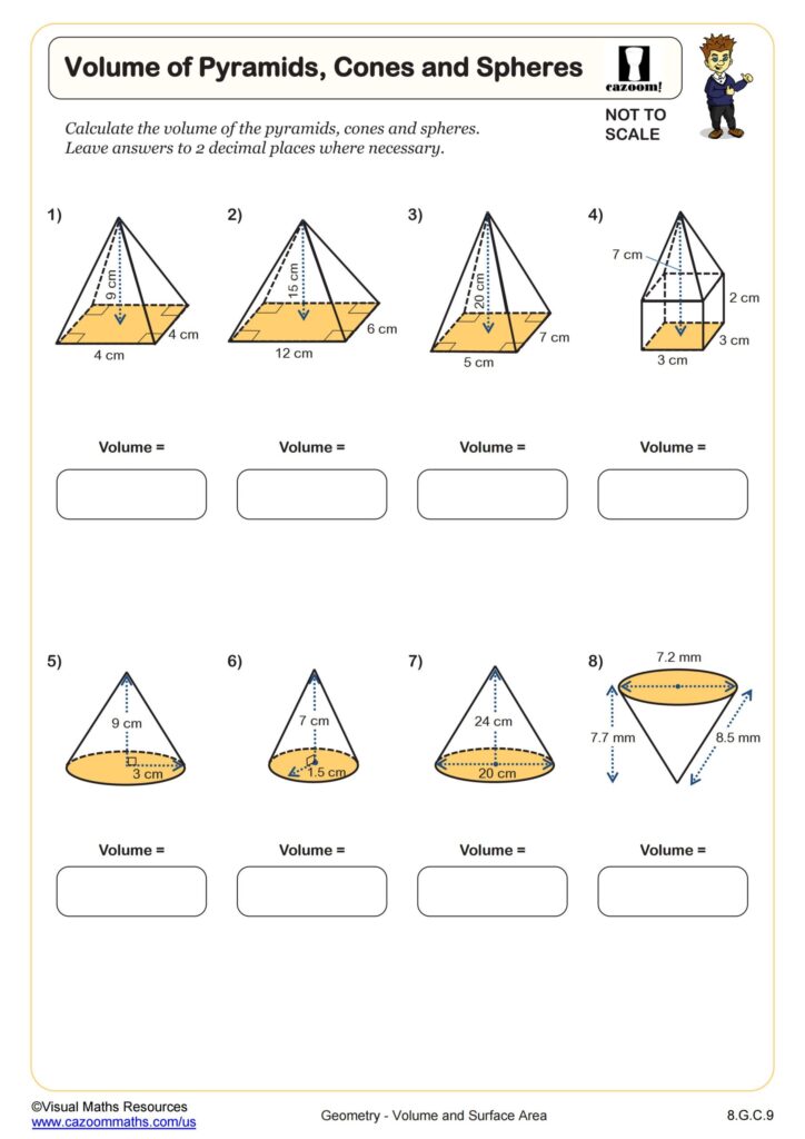 8th Grade Math Worksheets Pdf