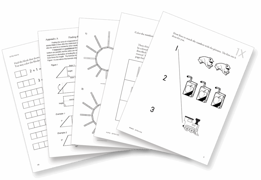 Math Us See Worksheets