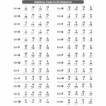 Rocket Math Addition Worksheets
