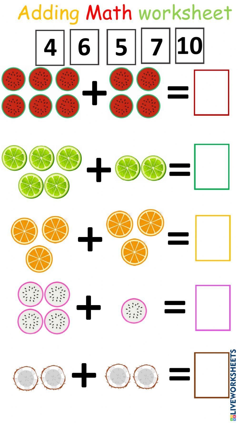 Addition And Subtraction Worksheet Worksheet Live Worksheets Worksheets Library
