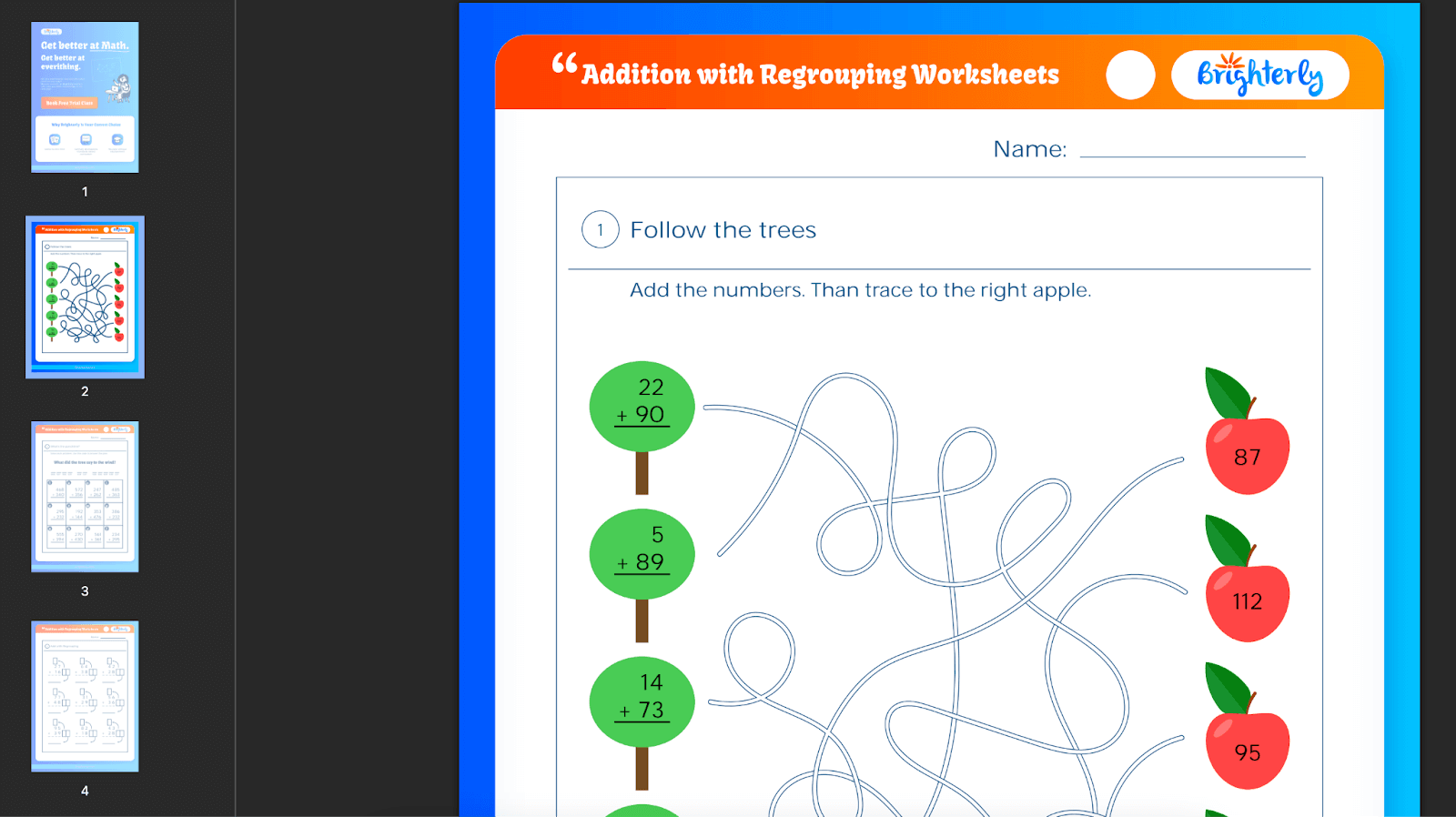 Addition With Regrouping Worksheets Free Printable 