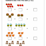 Math For Kindergarten Worksheets Addition