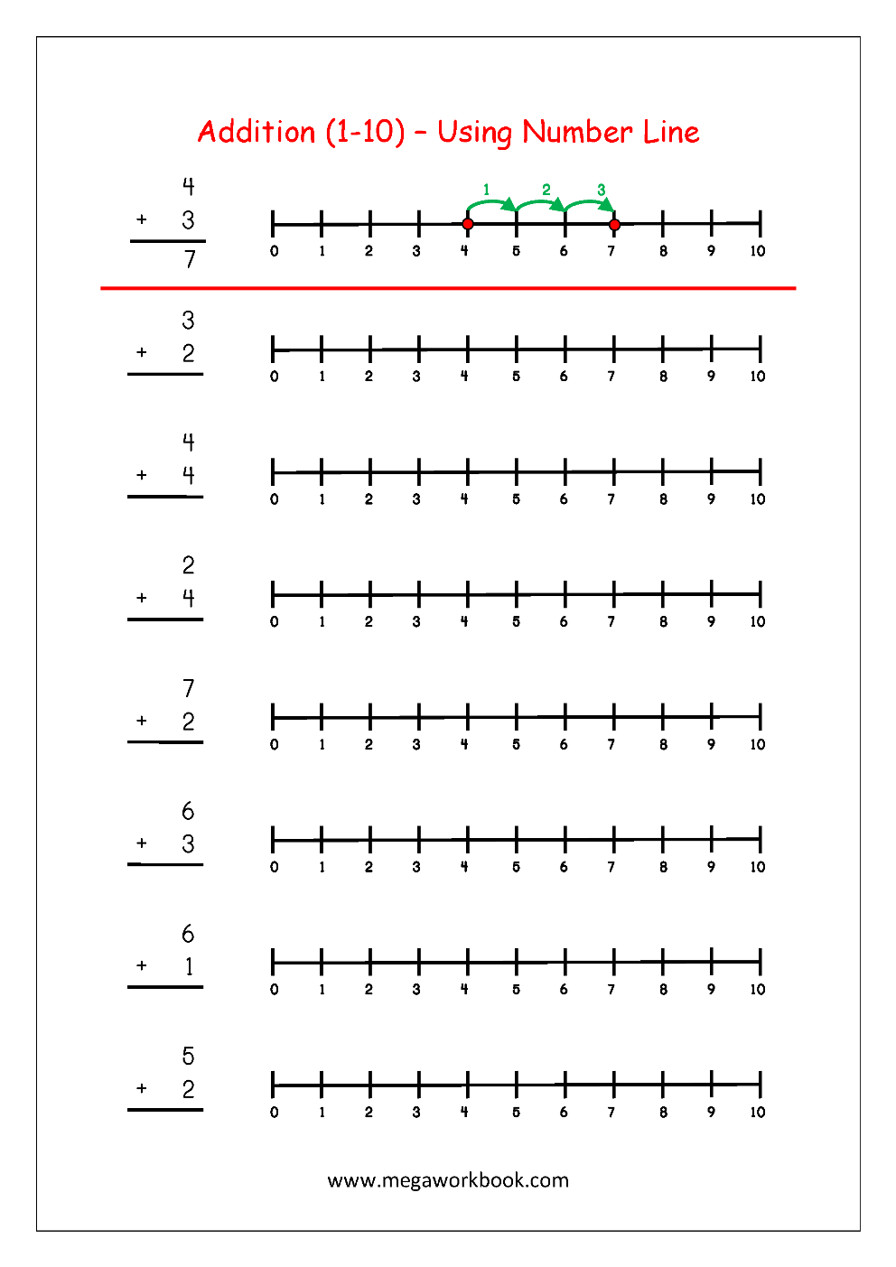 Addition Worksheets For Kindergarten Math Addition Worksheets Worksheets Library
