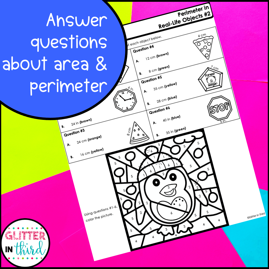 3rd Grade Math Coloring Worksheets