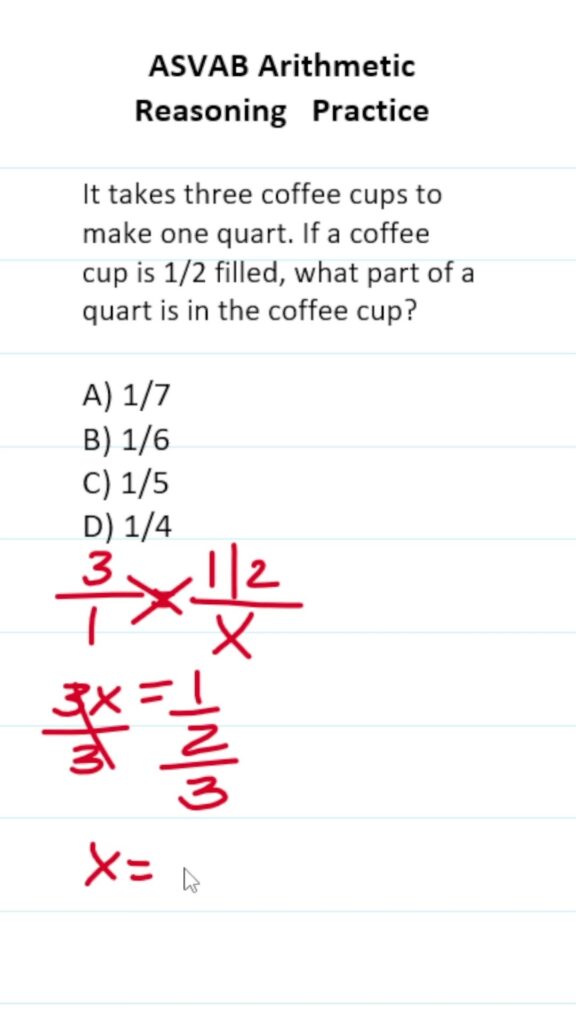 Asvab Math Practice Worksheets