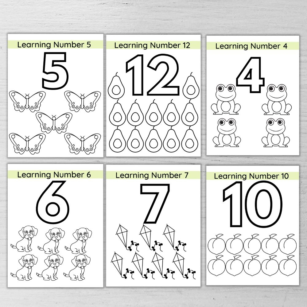 Math Worksheets For 4 Year Olds