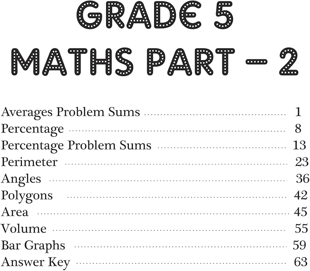 Buy Grade 5 Maths Book Online At Low Prices In India Grade 5 Maths Reviews U0026 Ratings Amazon in