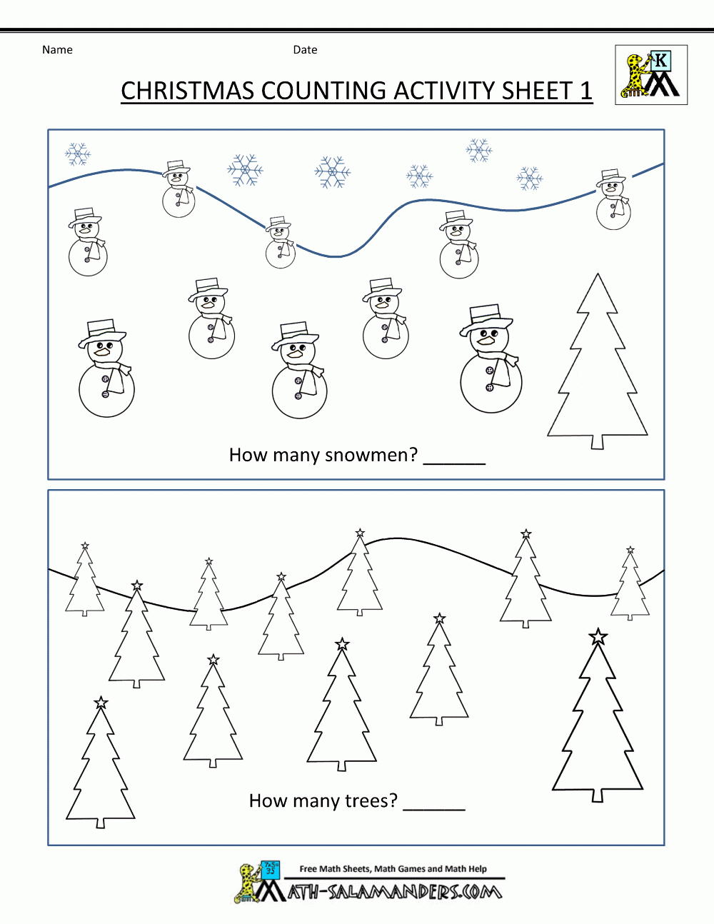 Christmas Maths Worksheets Worksheets Library