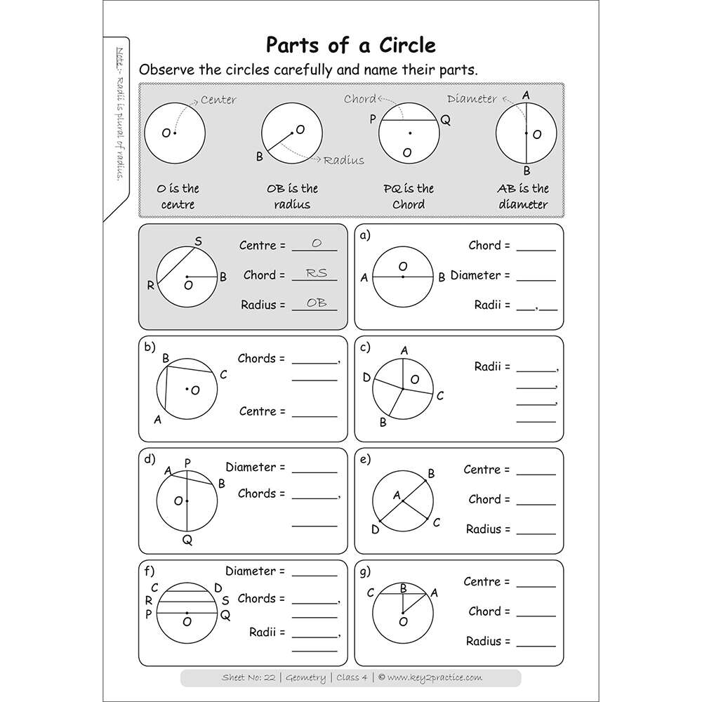 Class 4 Maths Geometry Activity Based Worksheets Key2practice Worksheets Library