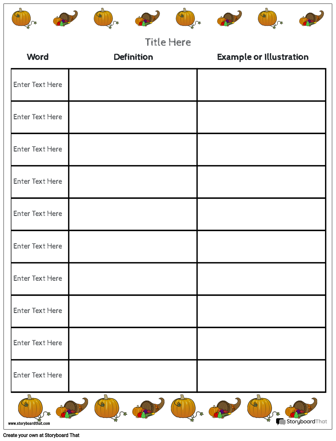Custom Math Vocabulary Worksheets Free And Printable
