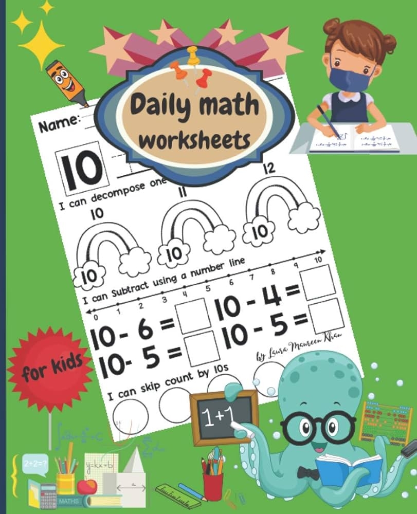 Daily Math Worksheets For Kids Beginner Math Preschool Learning 