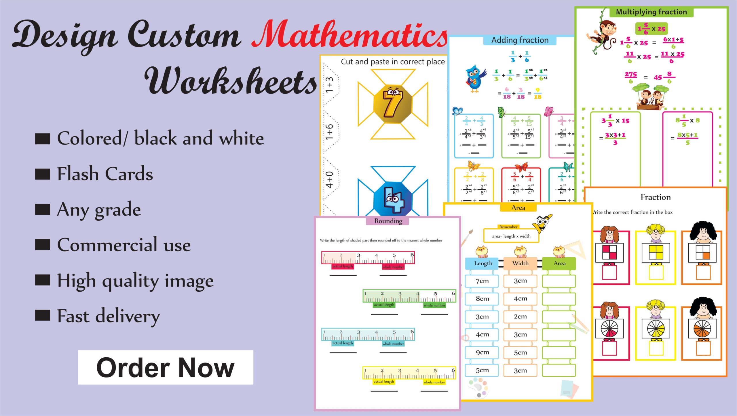 Design Your Own Math Worksheets