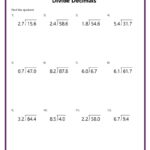 Math Decimal Worksheets