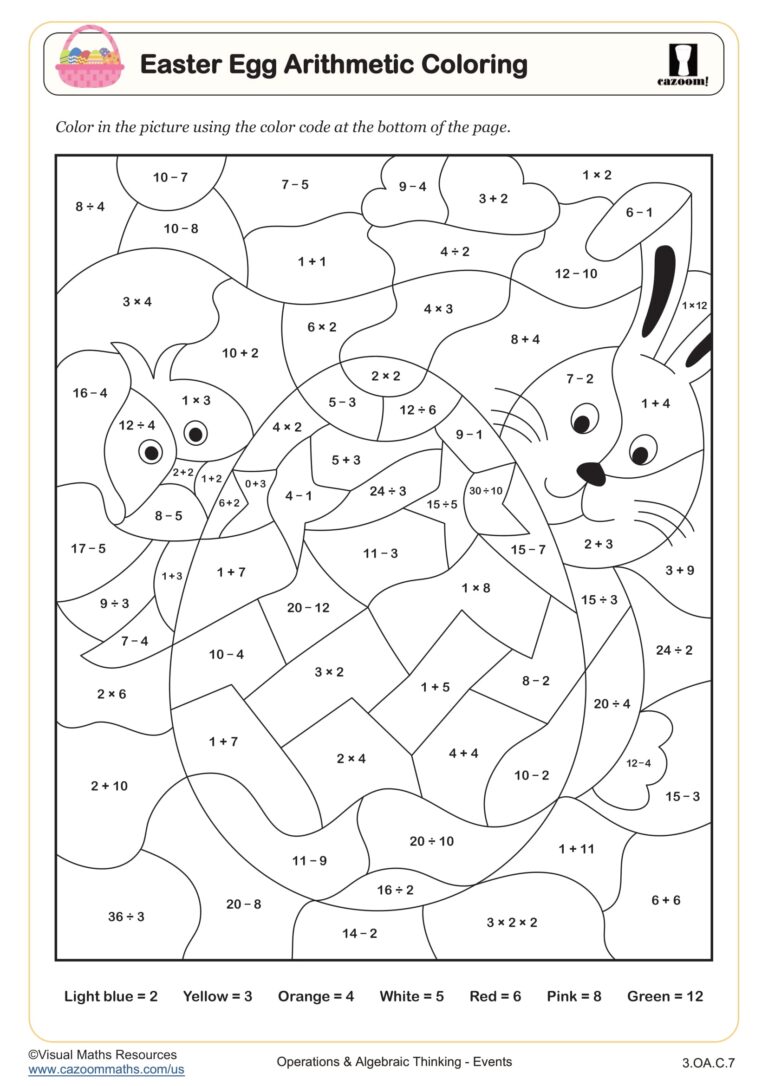 Easter Math Worksheets Fun Math Activities And Worksheets