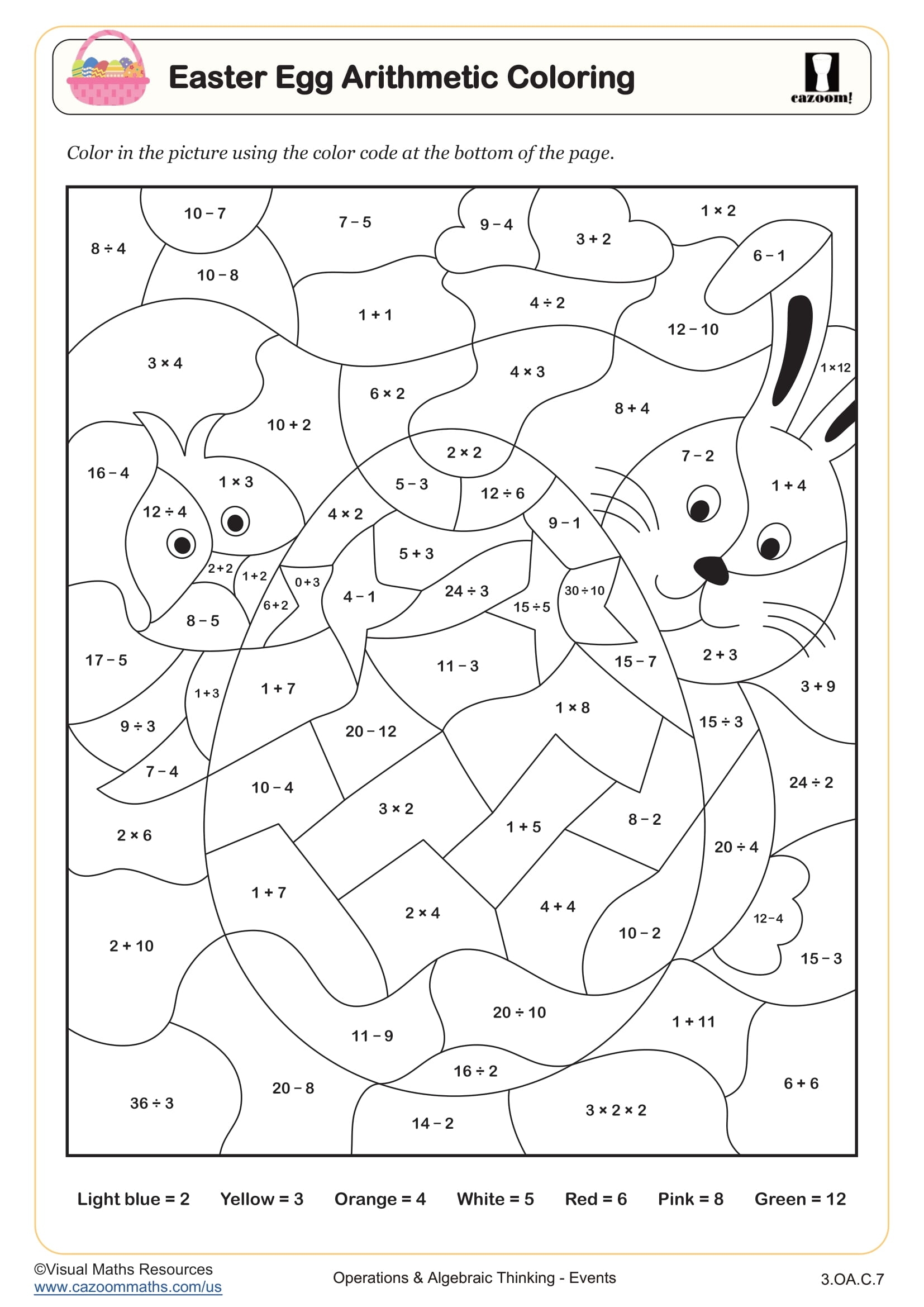 Easter Math Worksheets Fun Math Activities And Worksheets