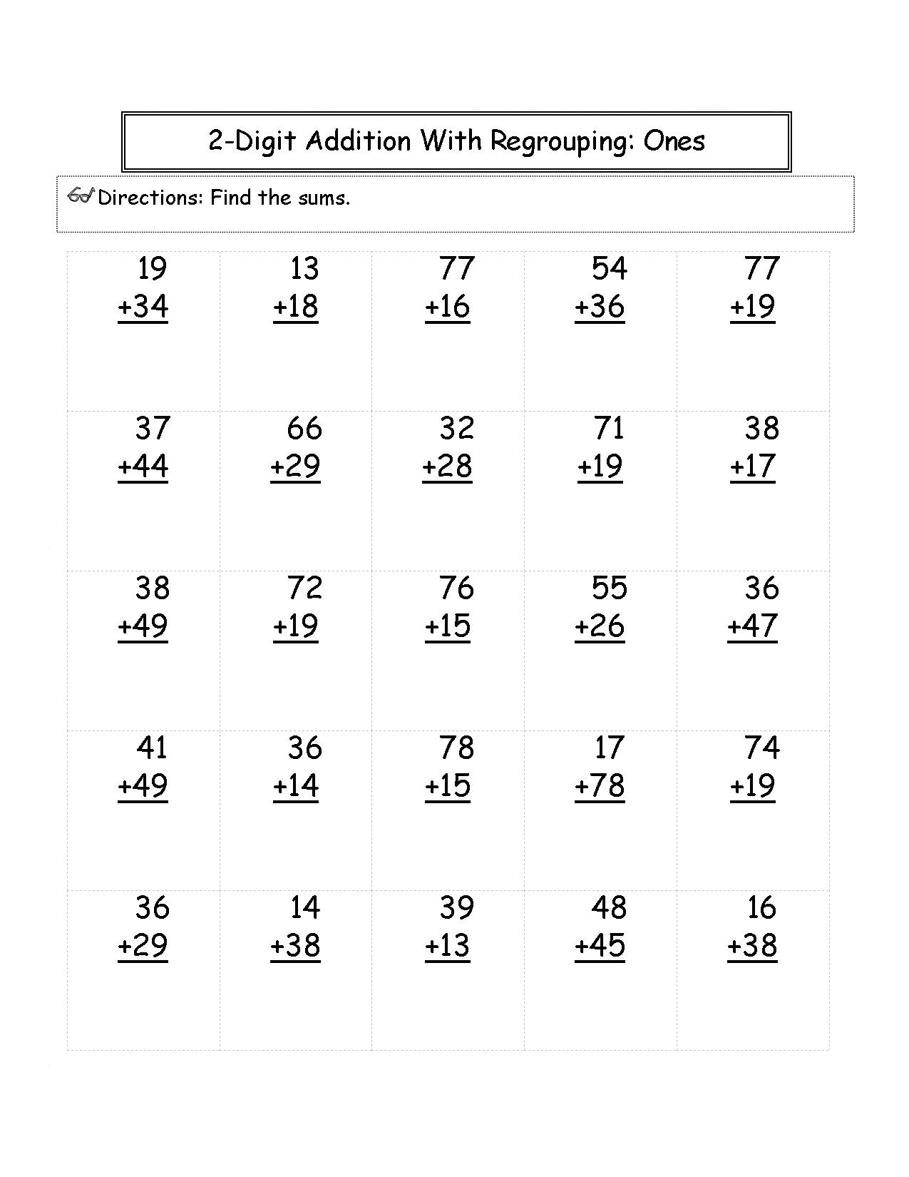 Free Second Grade Math Worksheets
