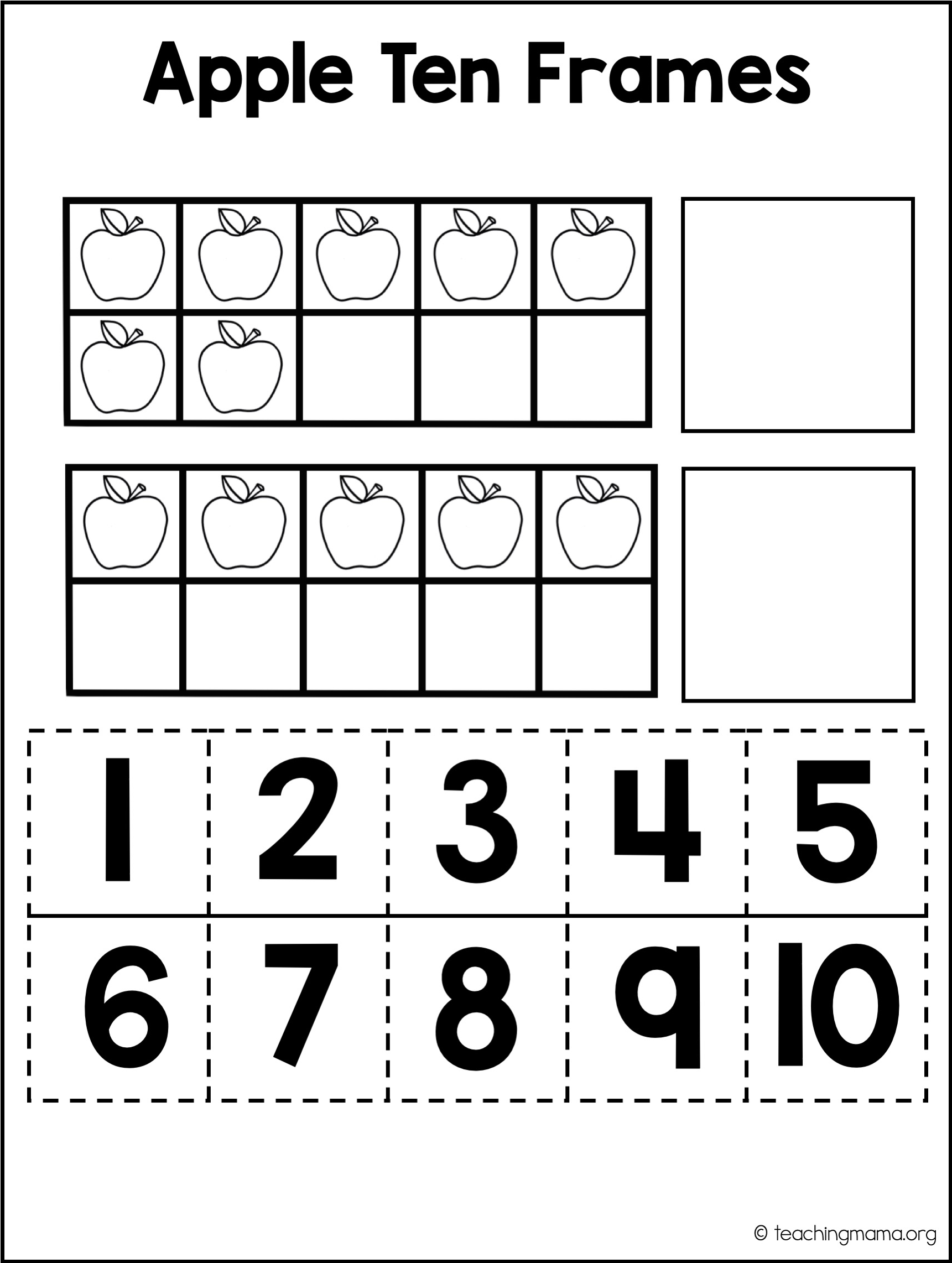 Fall Math Worksheets