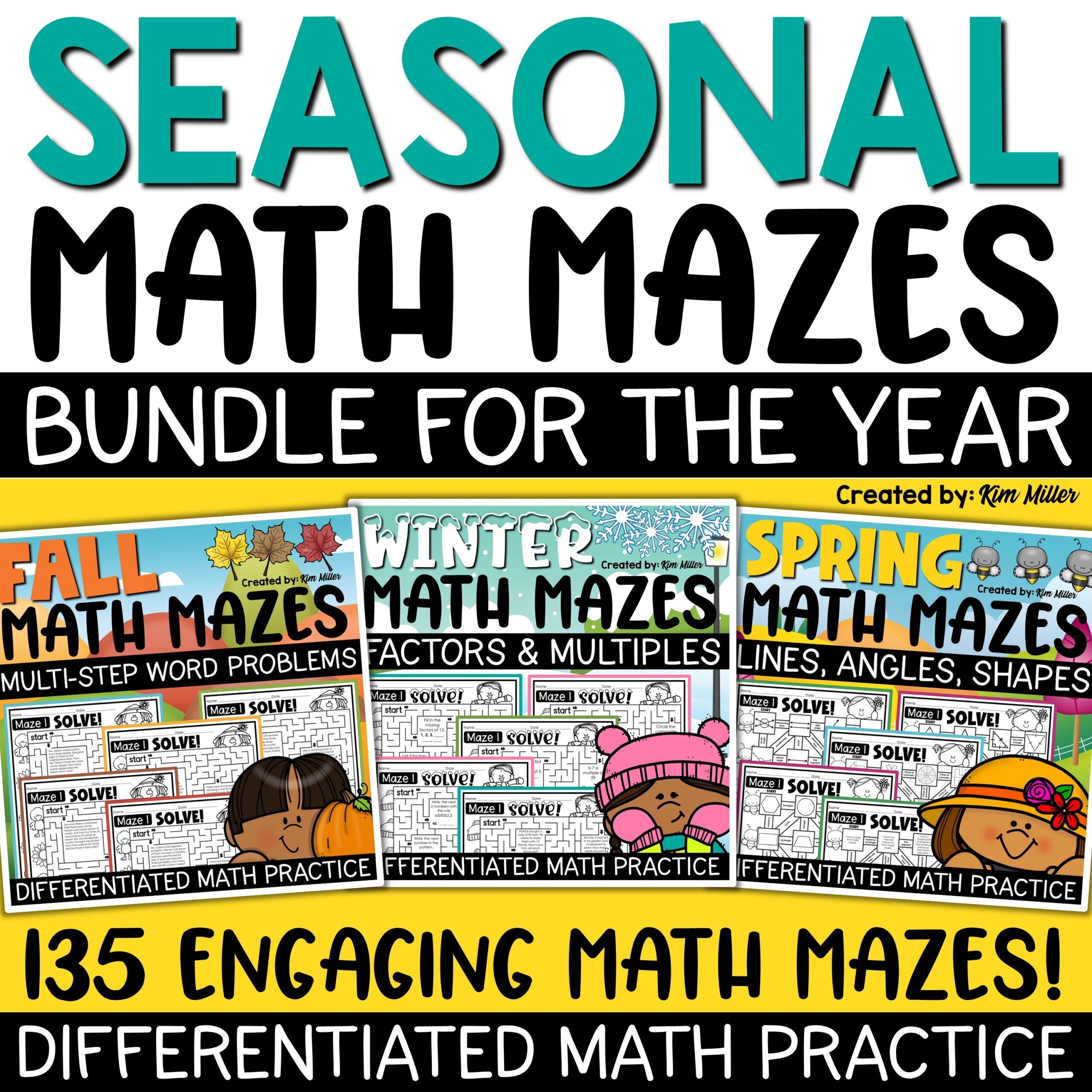 Spring Math Worksheets 5th Grade