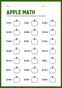 Math Worksheets For 1st Graders