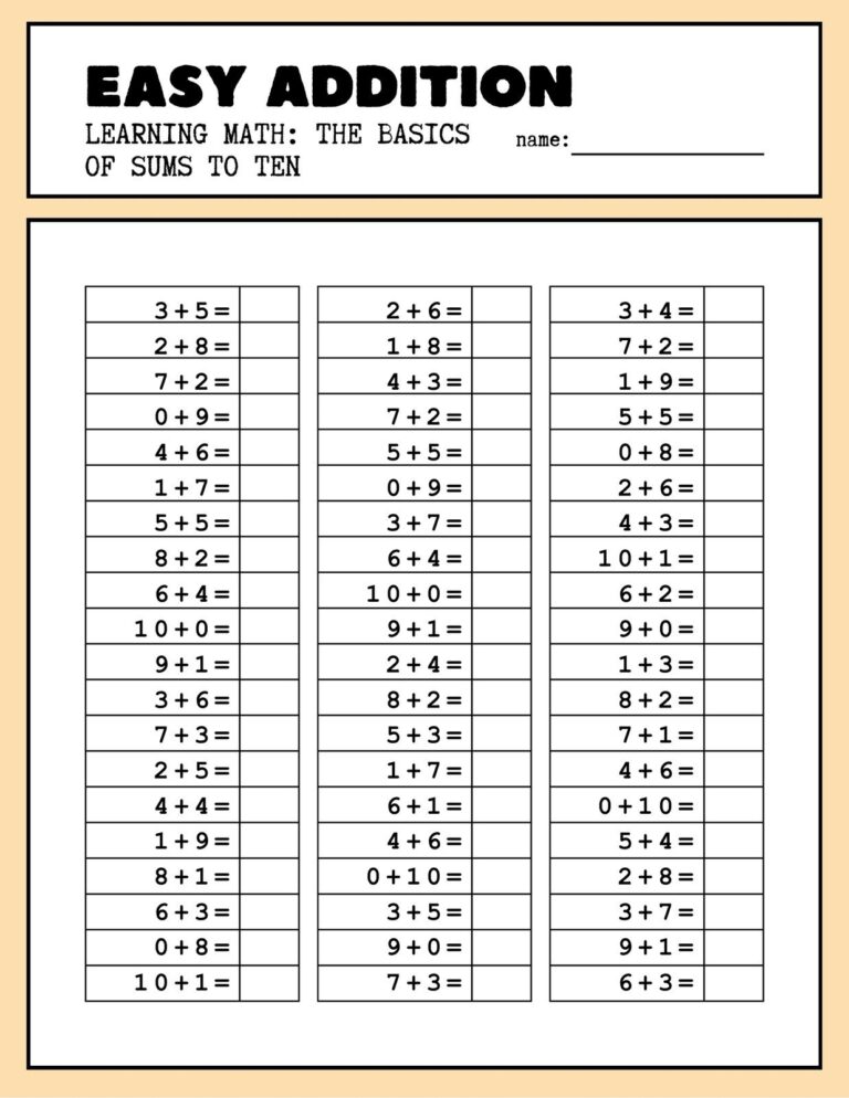 Free 1st Grade Math Worksheet Templates To Customize Canva