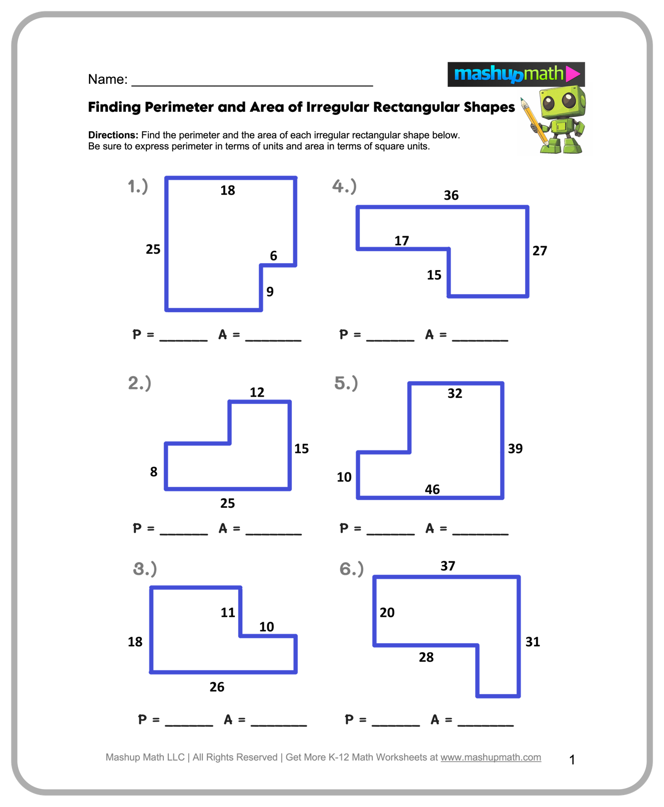 6th Grade Advanced Math Worksheets