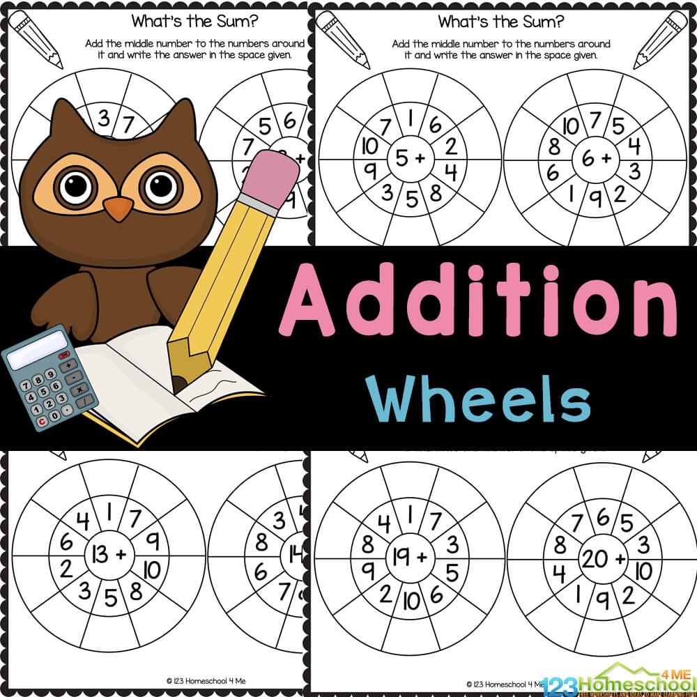 Kindergarten Math Worksheets Adding