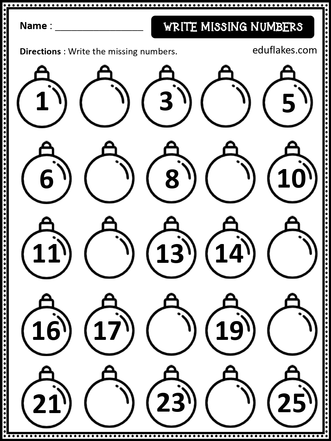 Free Printable Math Worksheets For Preschool