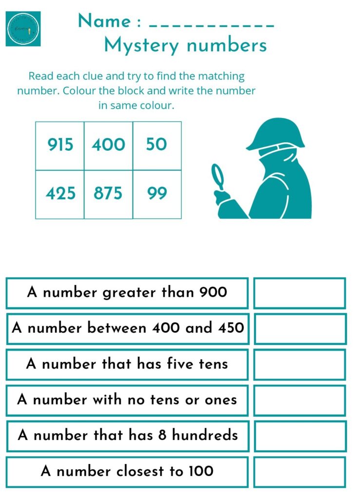 Math Mystery Worksheets Pdf Free