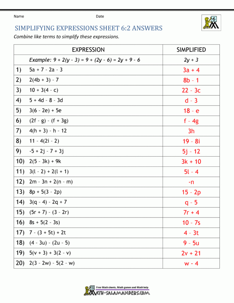 Free Expression Math Worksheet Download Free Expression Math Worksheet Png Images Free Worksheets On Clipart Library