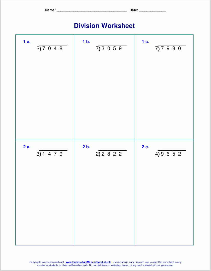 Math Daddy Worksheets