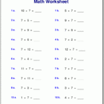 Pictures Of Math Worksheets