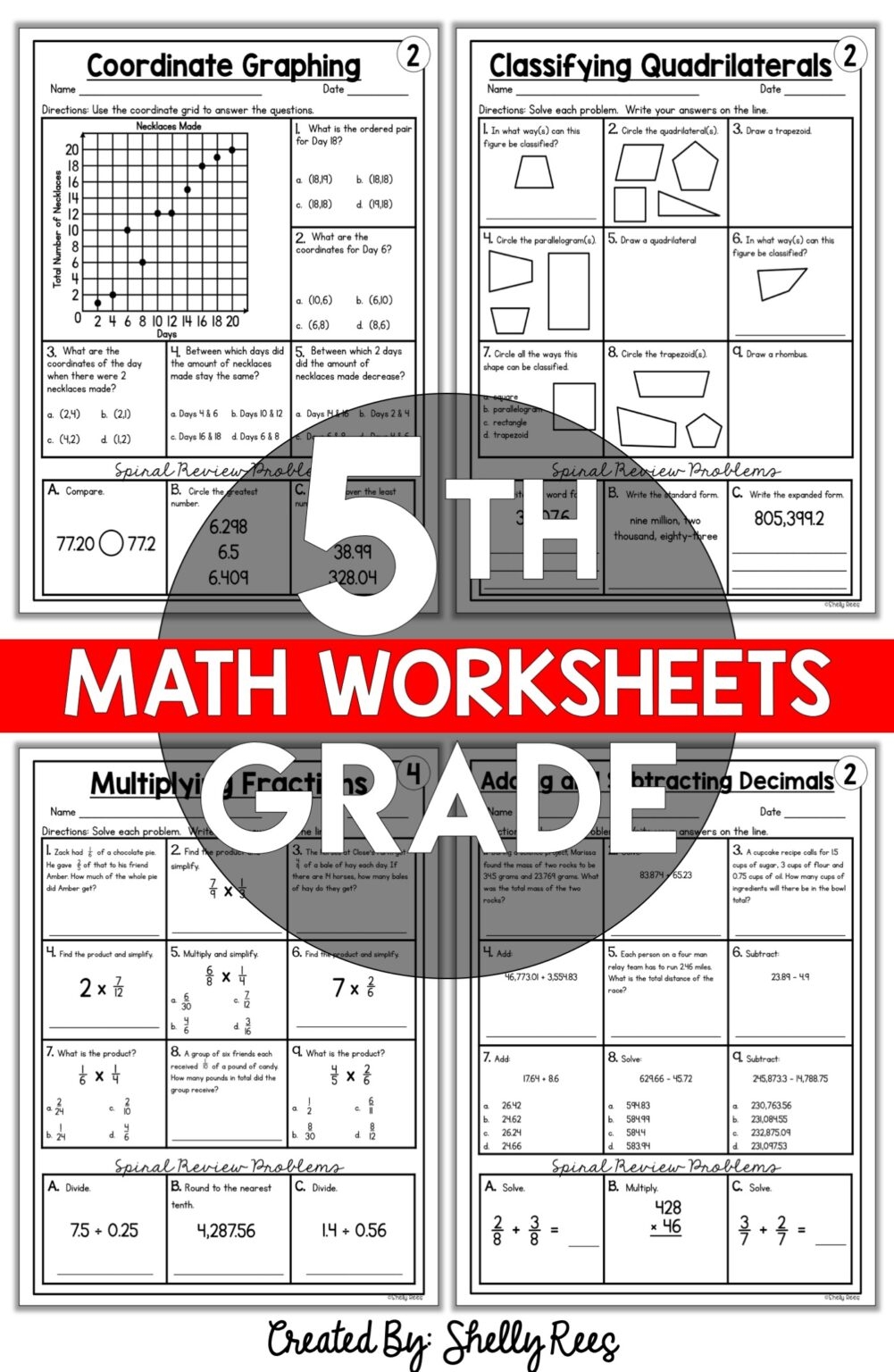 Common Core Math Worksheets