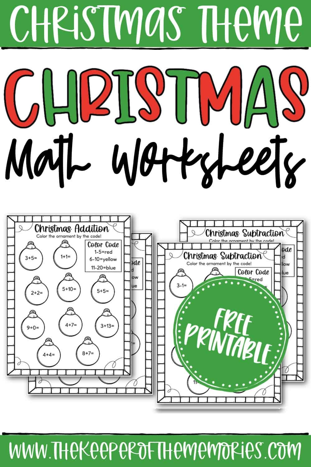 Christmas Math Worksheet