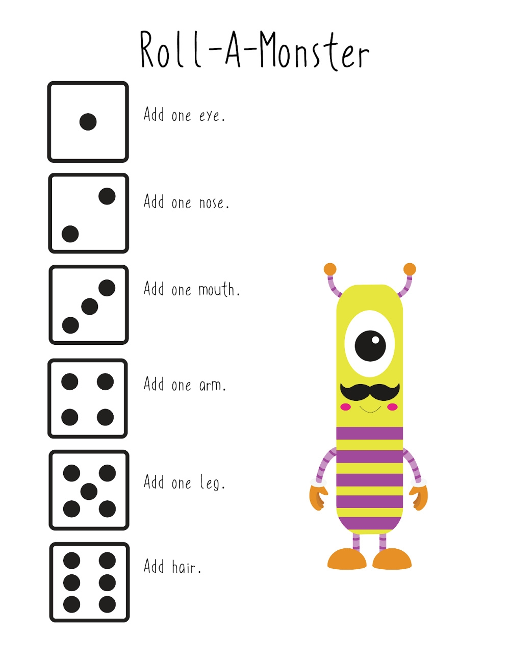 Monster Math Worksheets