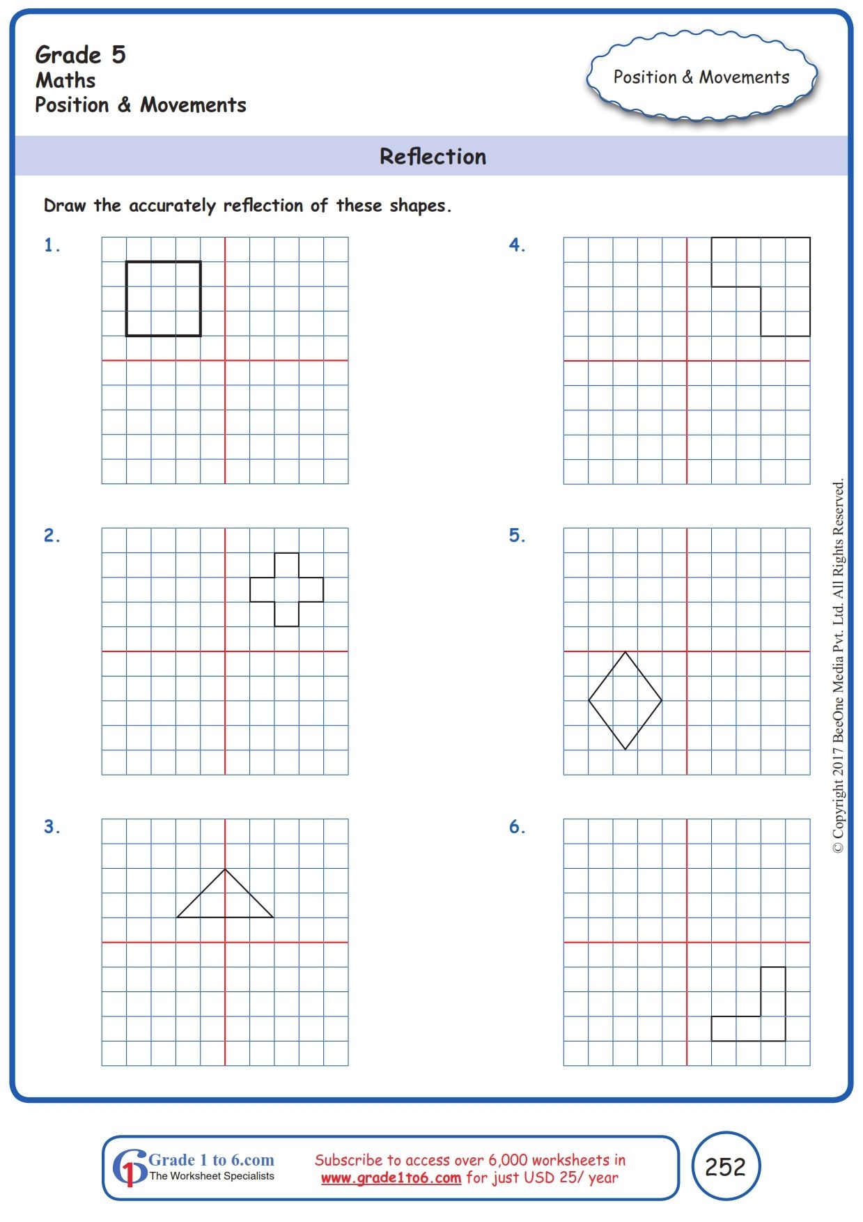 Free Reflections Math Worksheet Download Free Reflections Math Worksheet Png Images Free Worksheets On Clipart Library