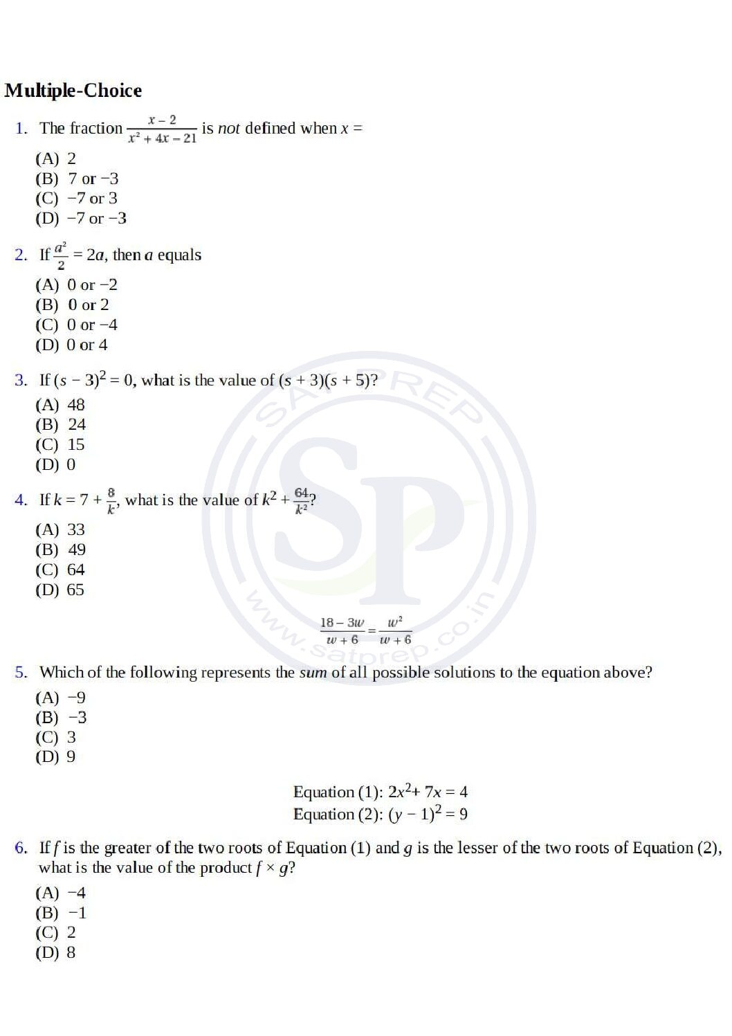 Free Sat Prep Math Worksheet Download Free Sat Prep Math Worksheet Png Images Free Worksheets On Clipart Library