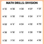 Free Printable Math Division Worksheets