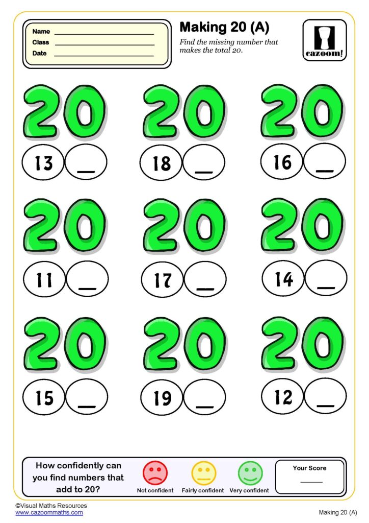 Year 1 Uk Maths Worksheets