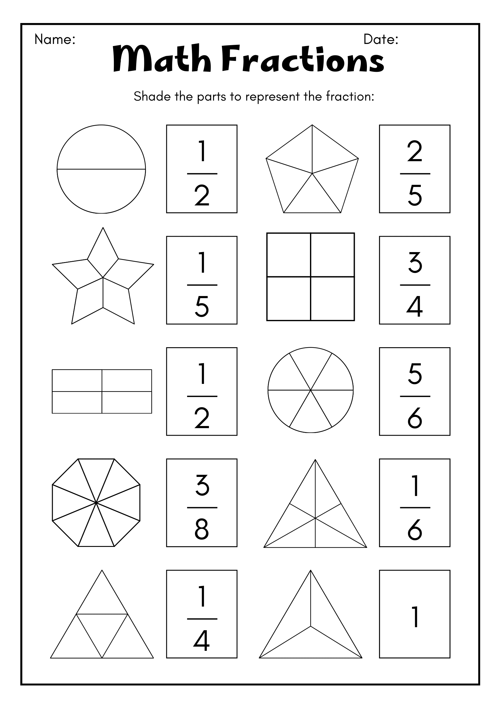 Math For 3rd Graders Worksheets