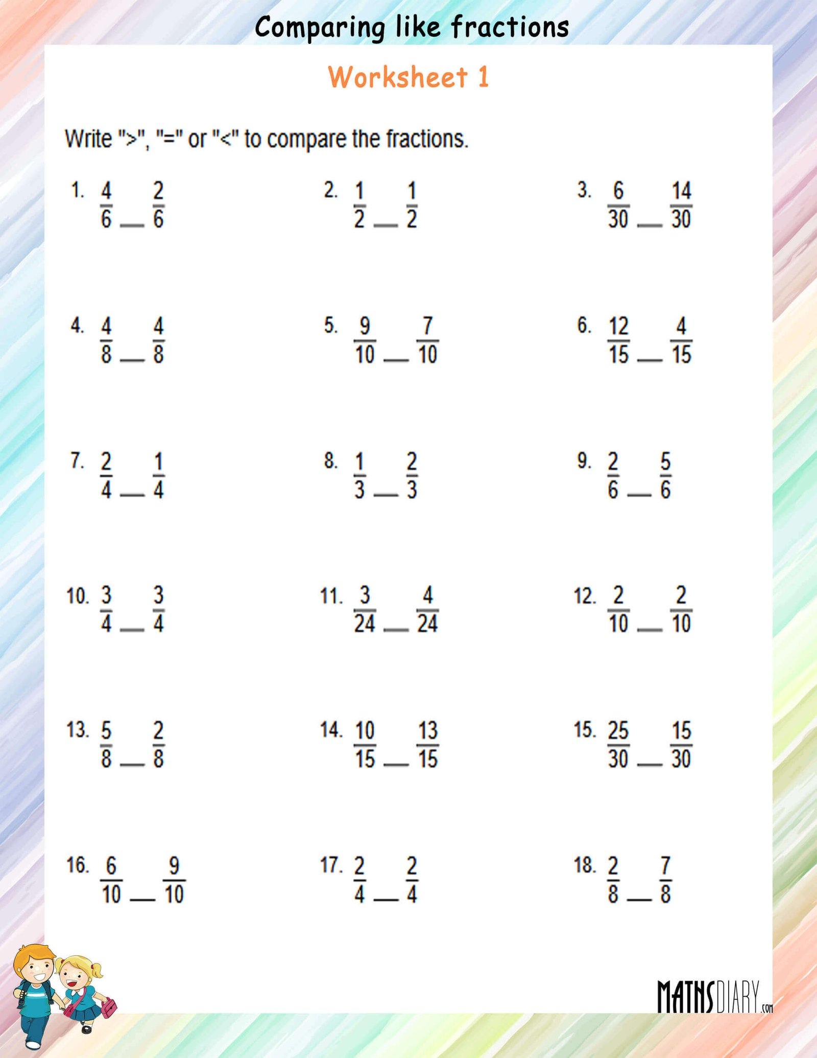 Math Worksheets For Grade 3