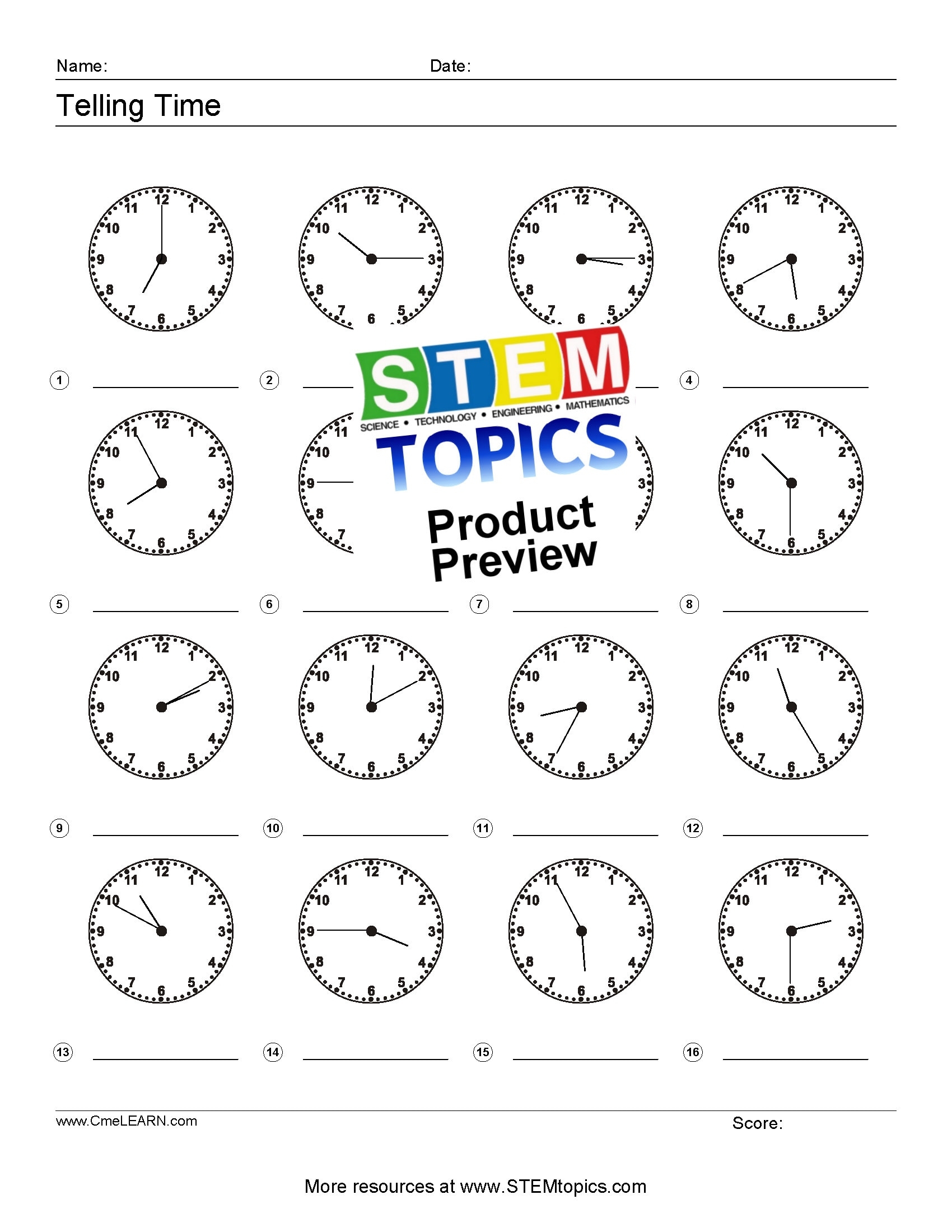 Math Worksheets For 3rd Grader