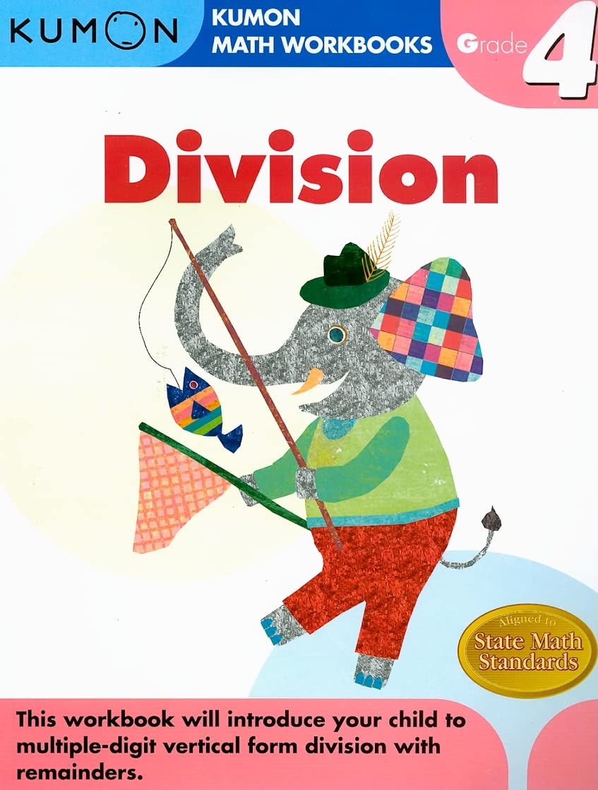 Grade 4 Division Kumon Math Workbooks Kumon Amazon co uk Books