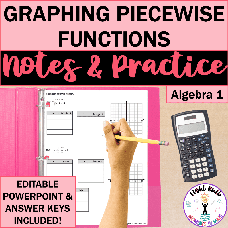 Math 2 Piecewise Functions Worksheet 2