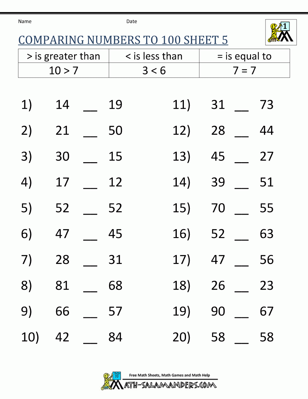 Printable Math Worksheets For 8th Graders
